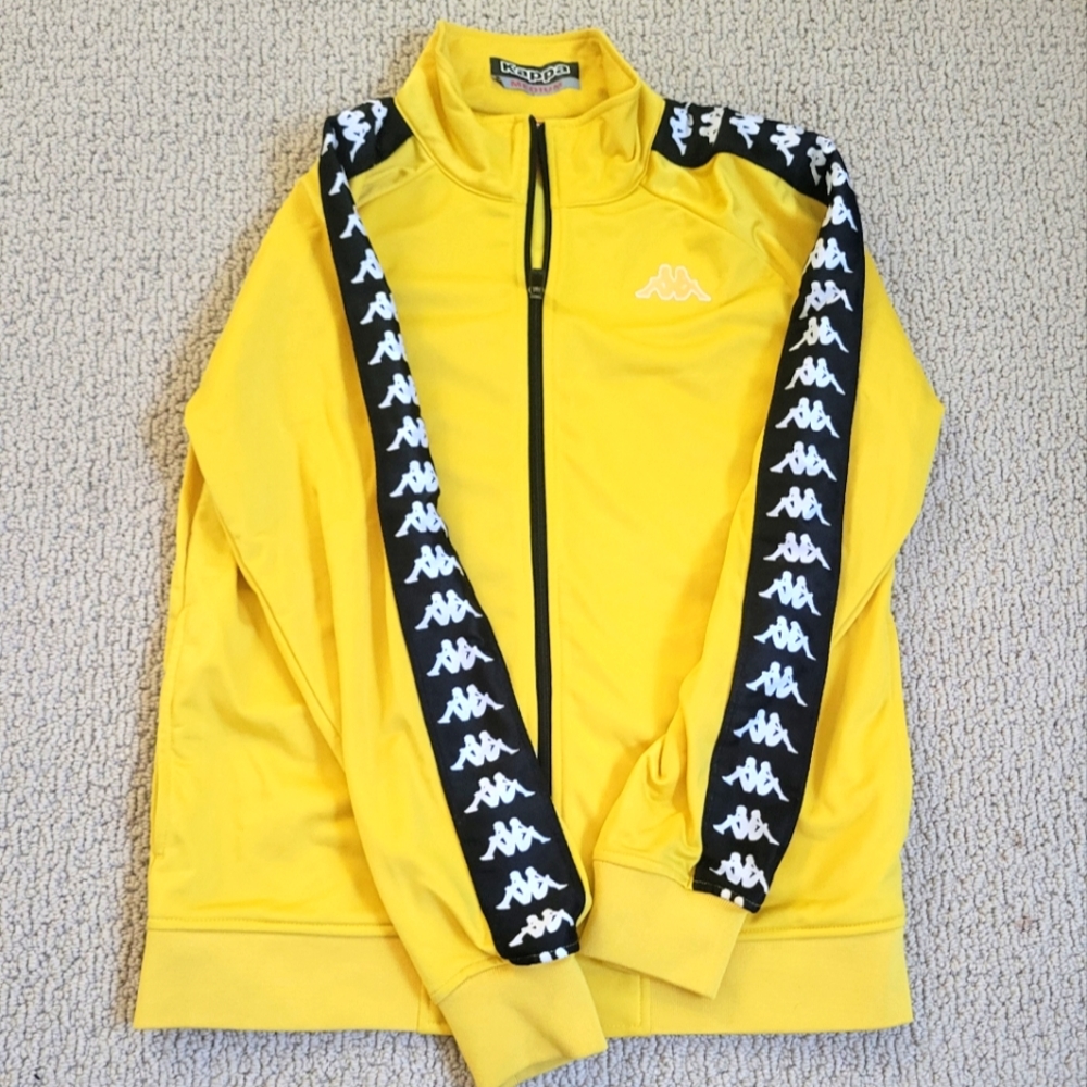 Kappa 222 Banda Yellow Zip up Sweater